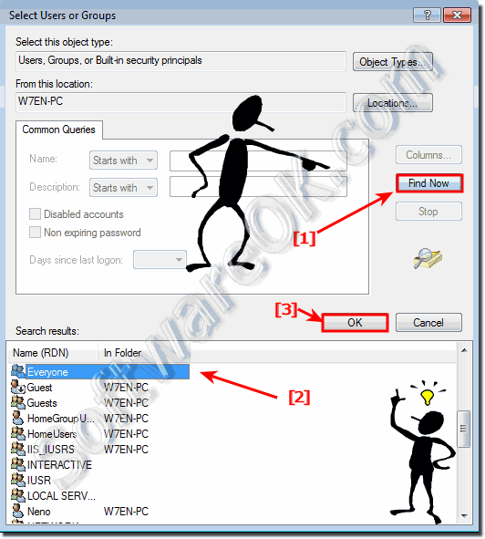 Permissions for Everyone on Windows!