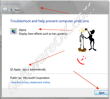 Troubleshoot and help prevent computer problems Aero