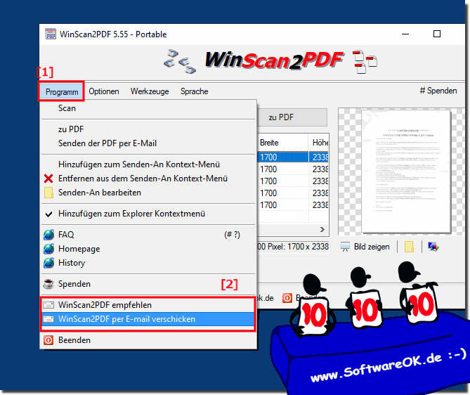 Simply share the Windows Scan to PDF Tool and pass it on for free!