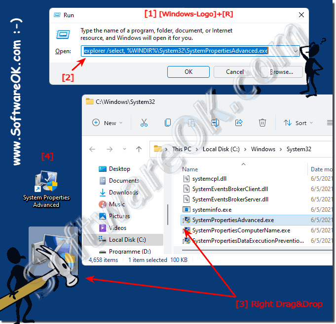 Advanced System Properties Desktop Shortcut! 