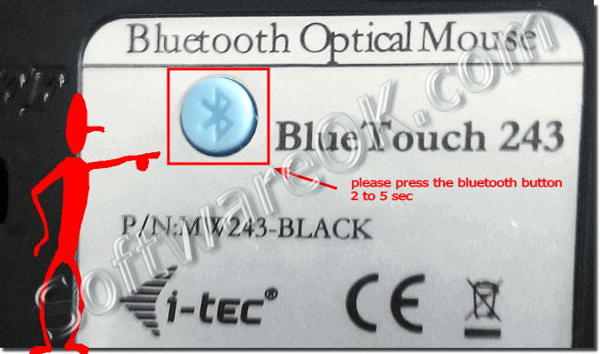 Bluetooth Connect  Button on a Optical Mouse!