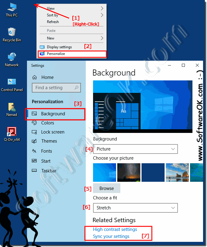How to Change Desktop Wallpaper / Slideshow in Windows 10?