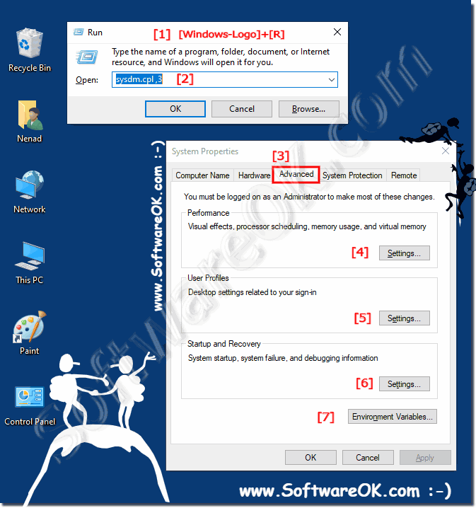 Www properties ru. Win 10 где Advanced System settings.