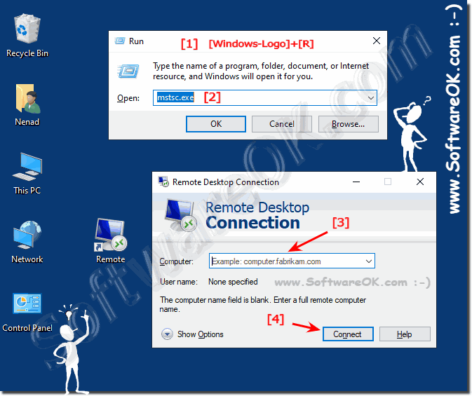 Remote Desktop Connection in Windows-10!