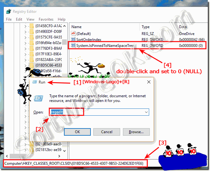 Remove the OneDrive folder from File Explorer!