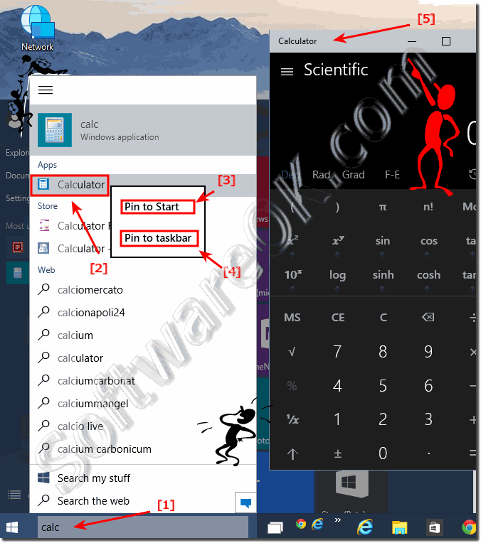 The Default calculator in Windows 10!