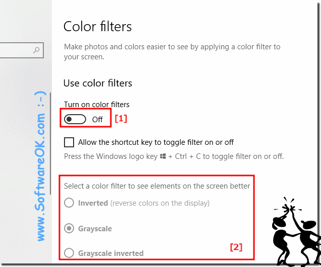 How to change the colours using colour filters in Windows 10