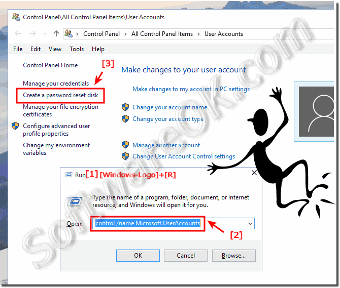 password reset disk for Windows 10, without crack!
