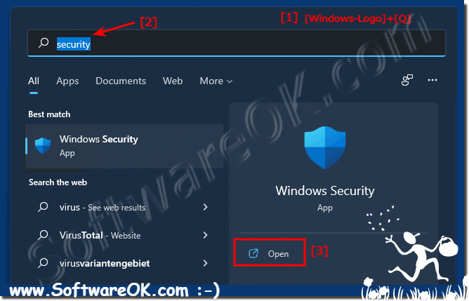 Check whether the Windows 11 virus protection is activated!