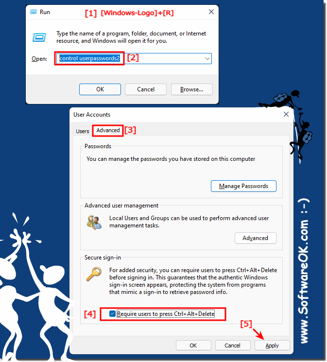 Ctrl+Alt+Delete when sign-in on Windows 11 or 10!