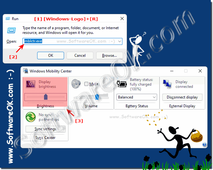 Customize the screen brightness in Windows 11!