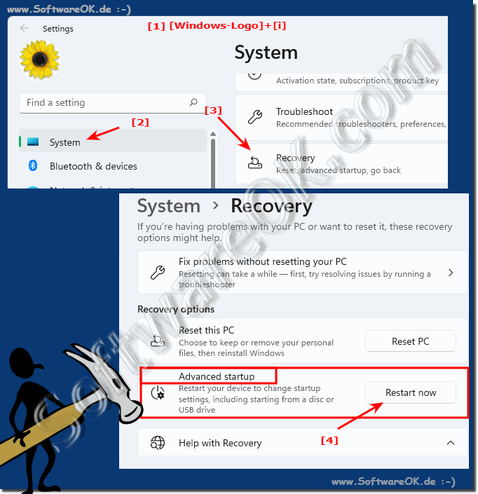 Go to boot menu in windows 11!