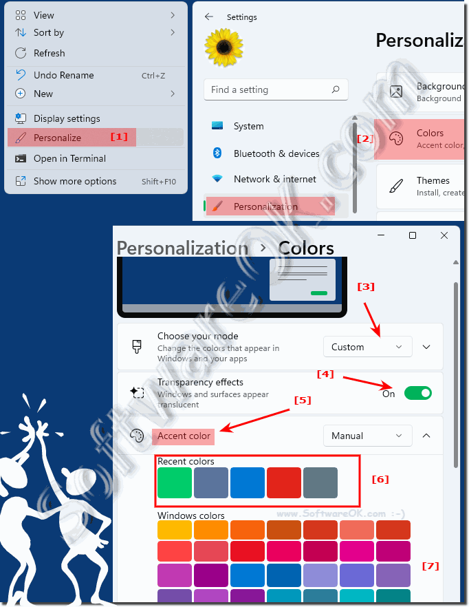 How to change taskbar color in windows 11?