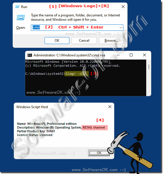 Is my Windows 11 license RETAIL, OEM or volume license?