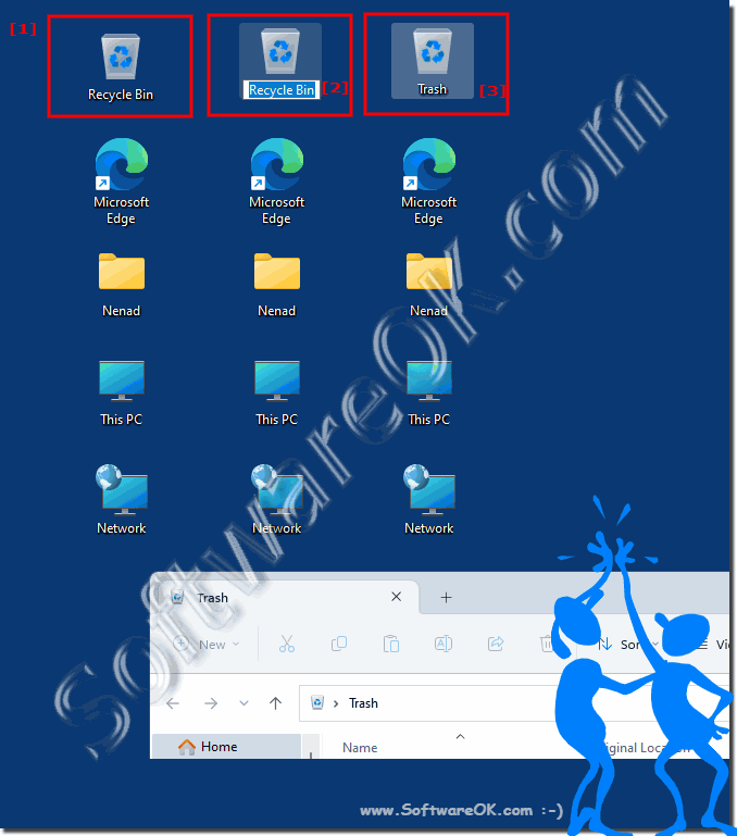 Rename recycle bin on windows 11!