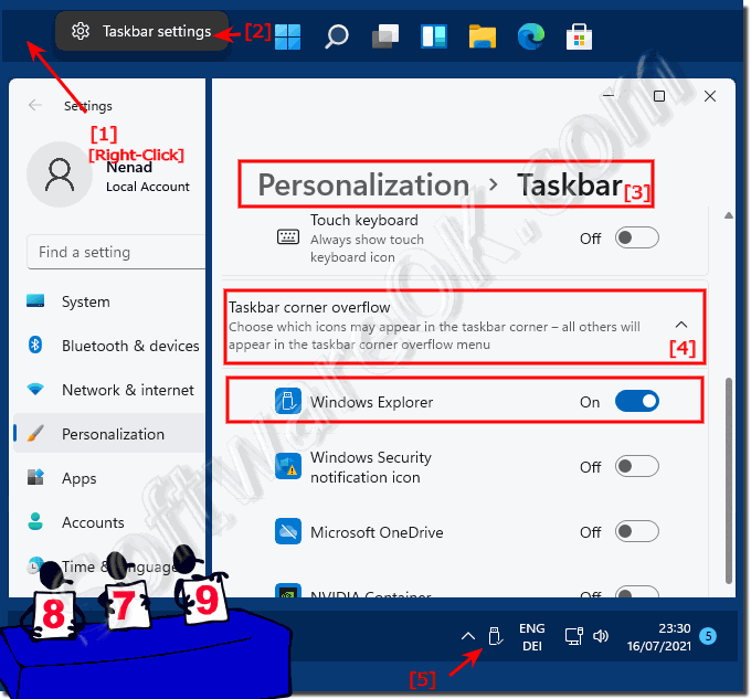 Notification Area Windows 11 Taskbar