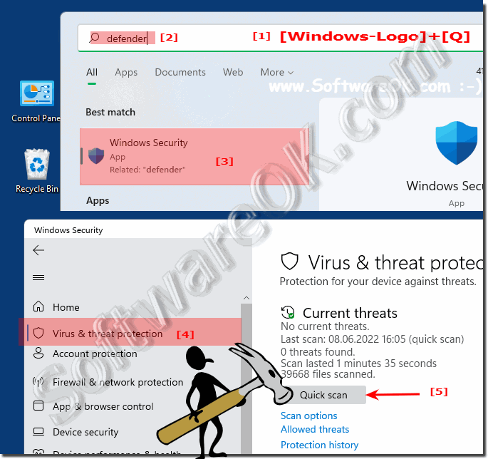 Scan with Microsoft Defender Antivirus on Windows 11!