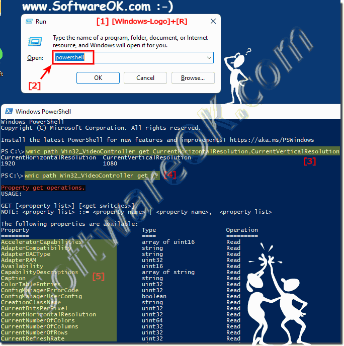 Screen resolution via command line under MS Windows OS!