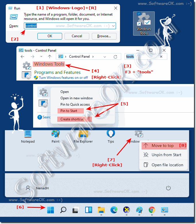 The Windows tools in Windows 11!