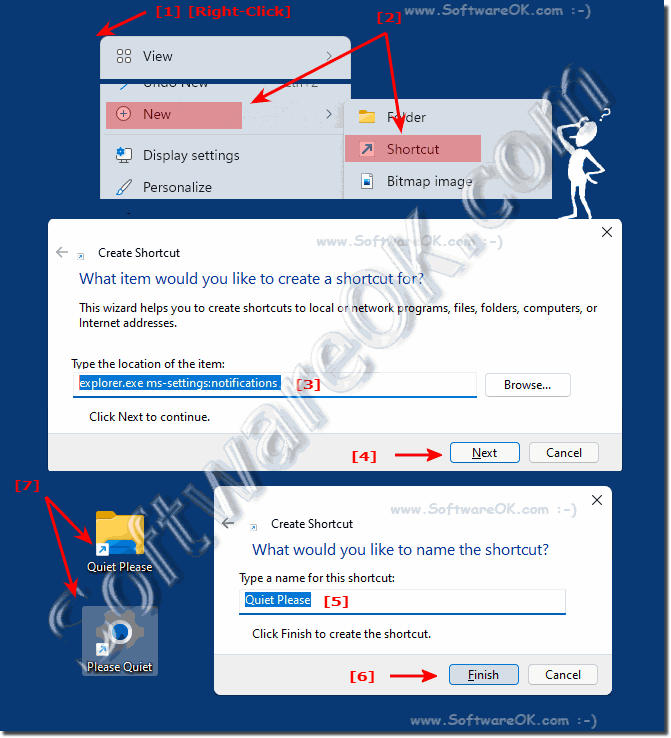 Turn off notifications and work more quietly under Windows 11!