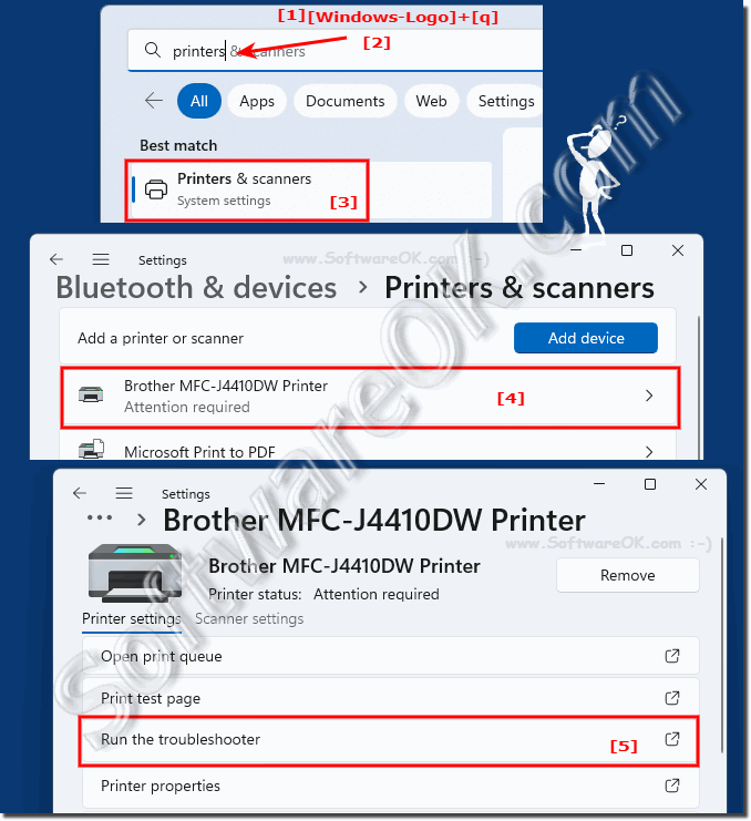 Use Troubleshooter for Printer on Windows 11!