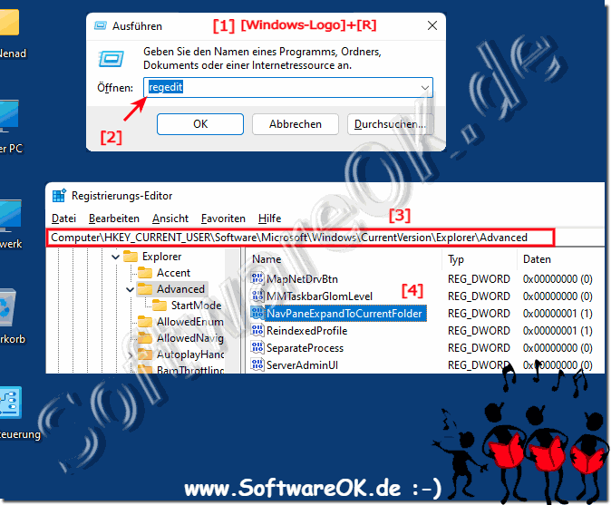 Directory structure Auto Expand under Windows-11 Explorer!