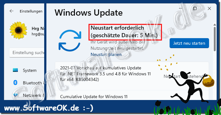 How long does the cumulative update for Windows 11 take!