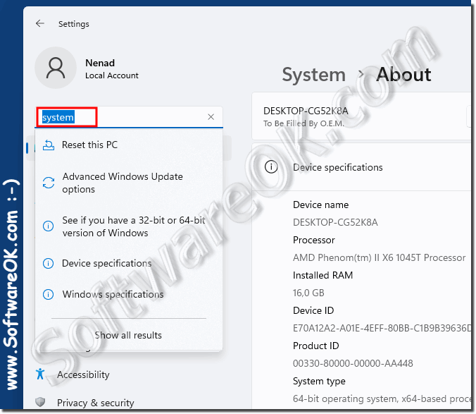 Windows 11 Settings!