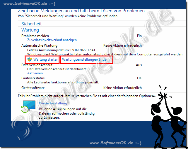 Windows 11 automatic maintenance set the time!