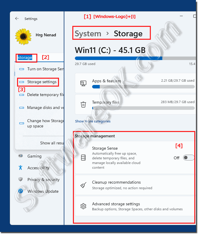 Windows 11 storage cleanup in Windows settings!