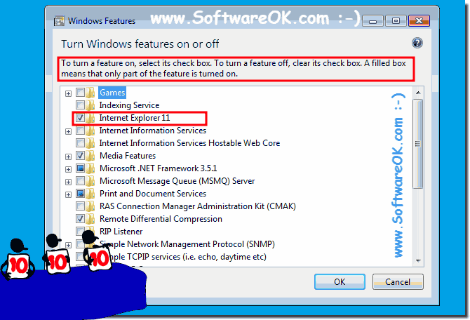 Enable Disable Windows Features in Windows 7!