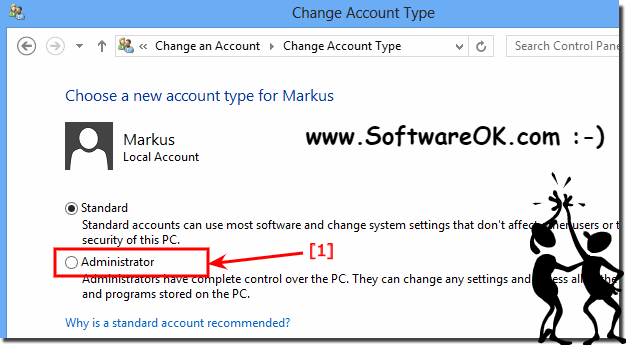 Change Account Type in Windows 8 (user)