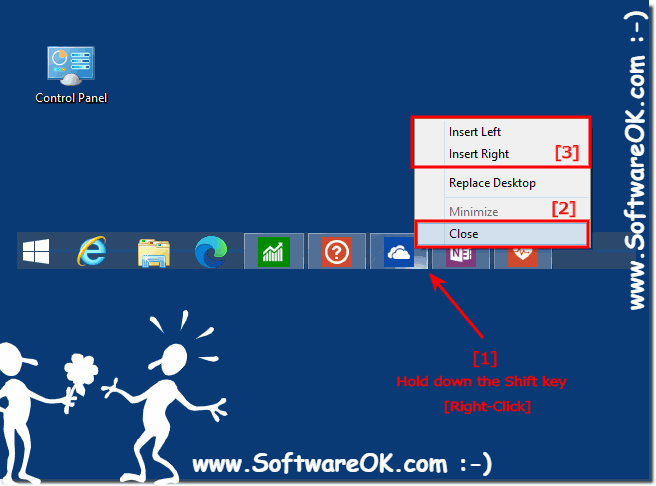 Classic close the open Store Apps via Windows Taskbar Click!