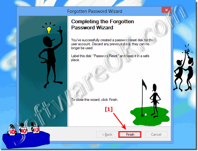 using forgitton password wizard