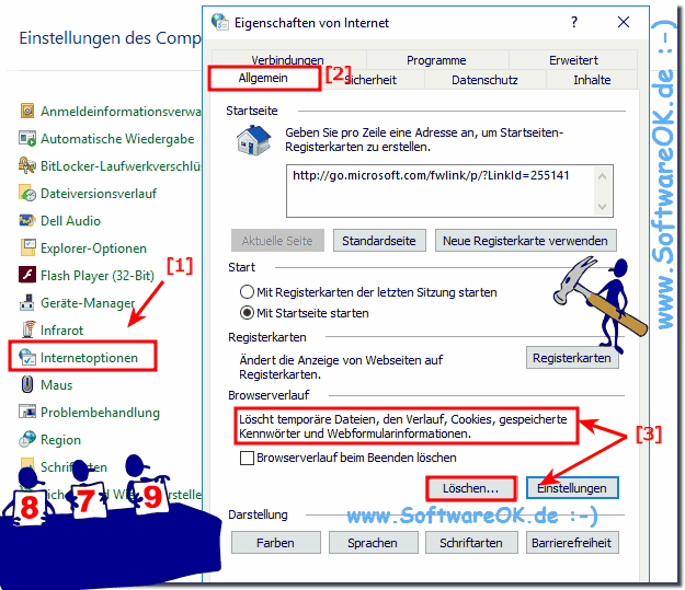 Cleaning Cookies in Windows 8.1 / 10!