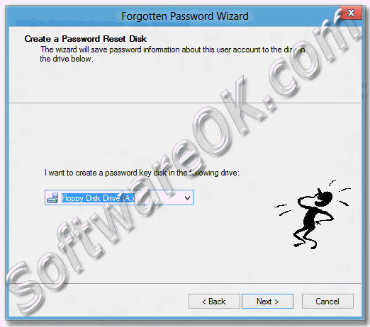 Create a password reset disk for Windows-8