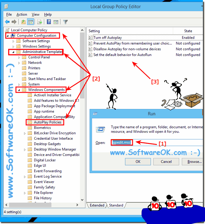 inaktivera AutoPlay i Windows 8.1 och 8!