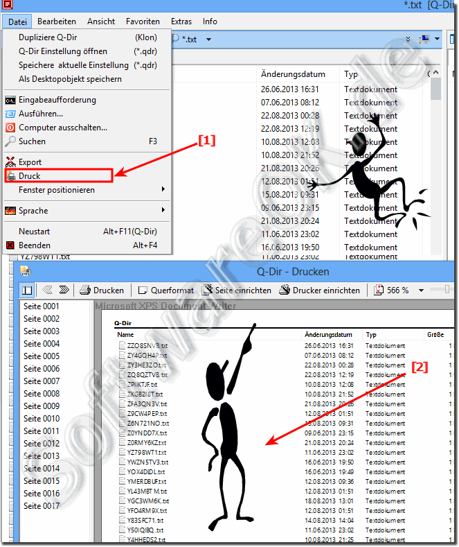 Print the Explorer search result from Window 8, 8.1 and seven plud servers 2012 and 2008!