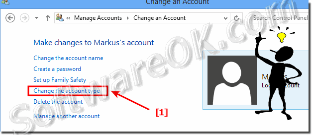 delete administrator user account in windows 8.1