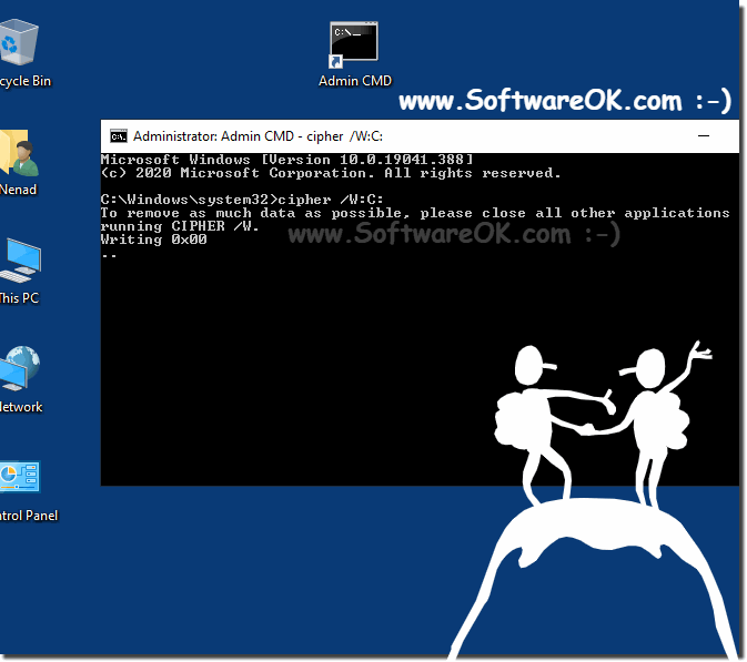 Secure delete hot sale windows xp