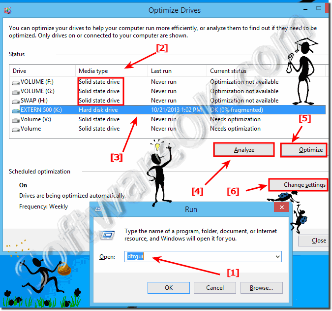 Defragmenter In Windows 8 1 And Windows 10 Hard Drives Optimization