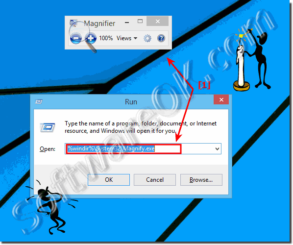 Screen magnifier in Windows 8.1!