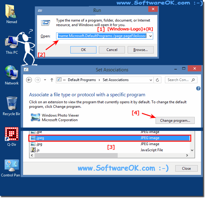 Settings for the file associations in all Windows OS!