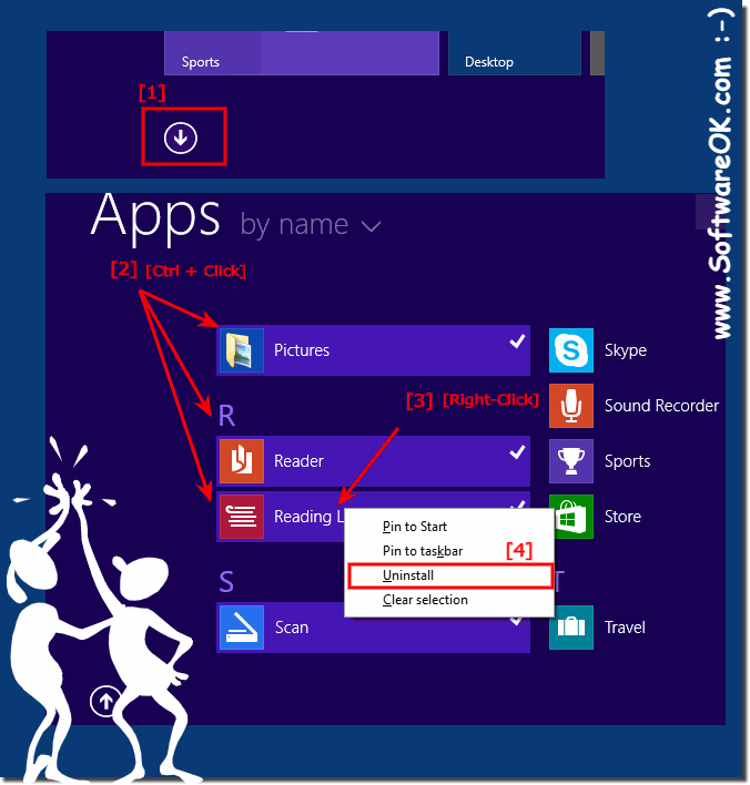 Uninstall APPS from Windows the Applications!