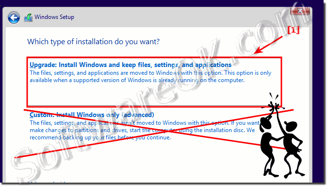 Upgrade install to recovery Windows 8 or 8.1!