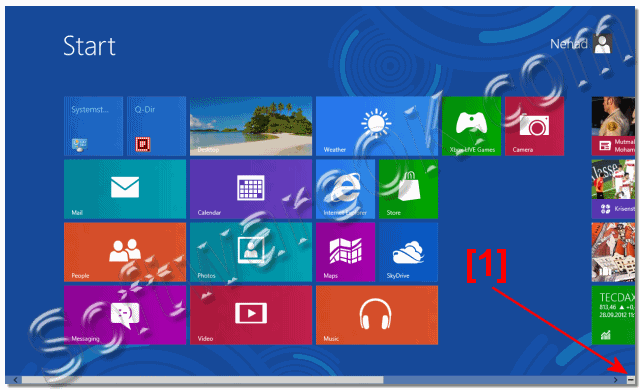 Windows-8 and Semantic Zoom in Start Menu eg Start Screen ZOOM-IN!