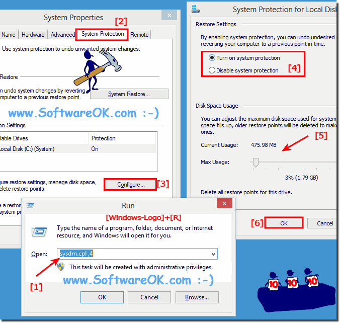 create system restore point automatically windows 8