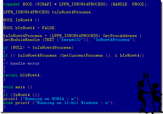 How can I query whether my x86 application is currently running on x64?