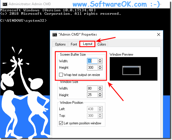 Extend the output memory command prompt!