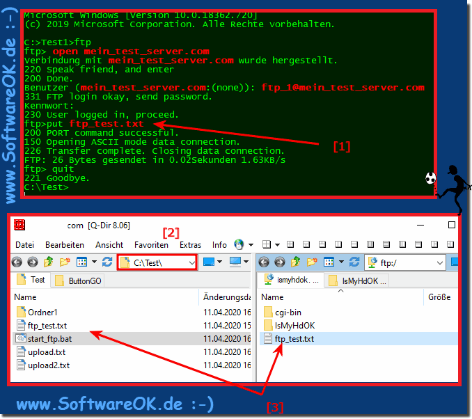 FTP uploads via the Windows command prompt!